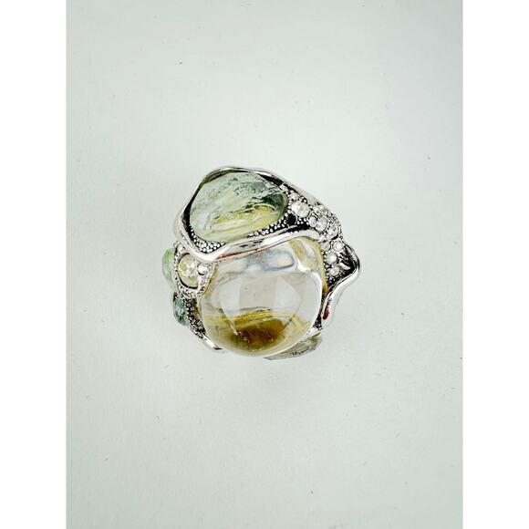 Alexis Bittar 'Lucite Jardin Mystère' Cocktail Ring US 6.75 - Picture 7 of 9